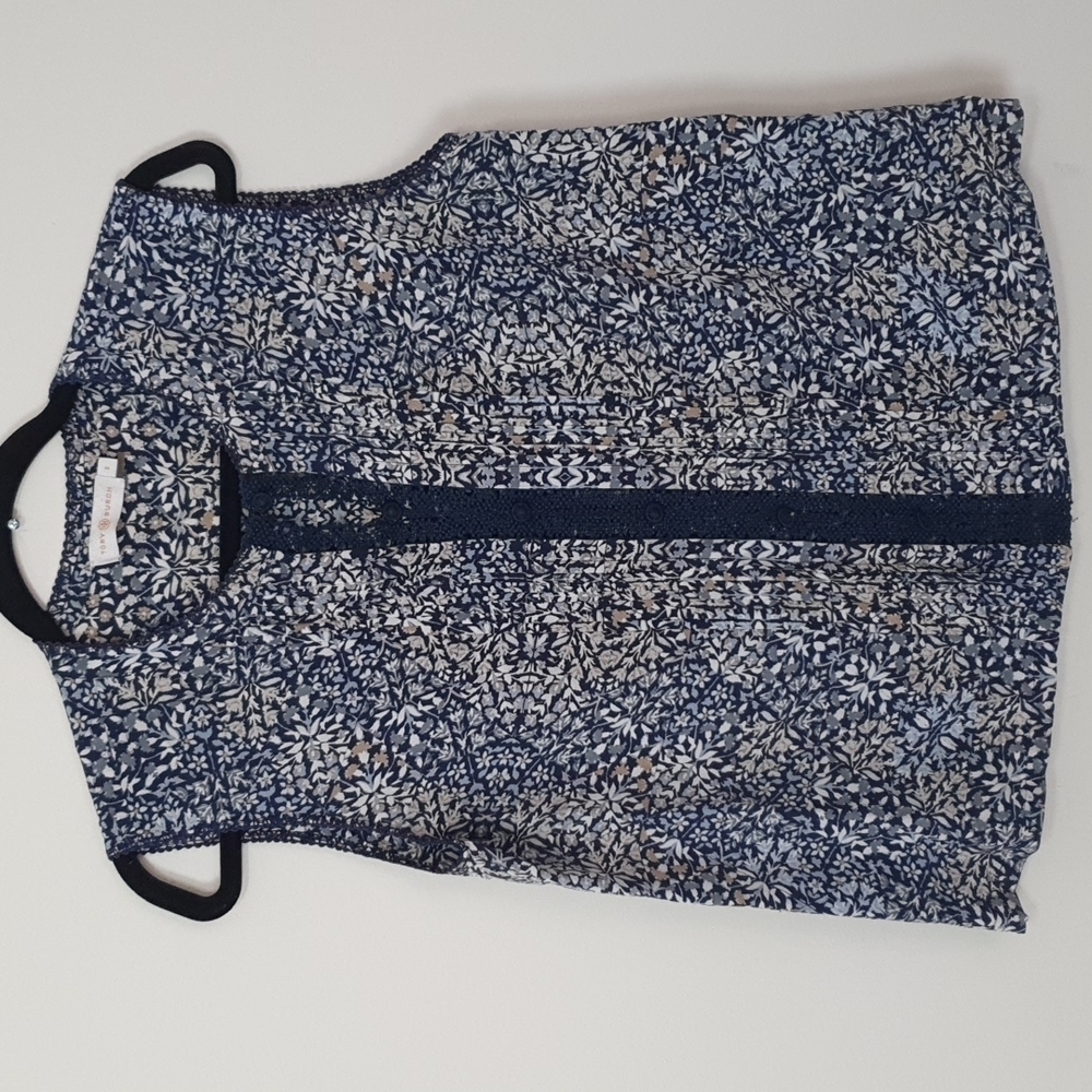 Tory Burch Silk Kaleidoscope Floral Blouse